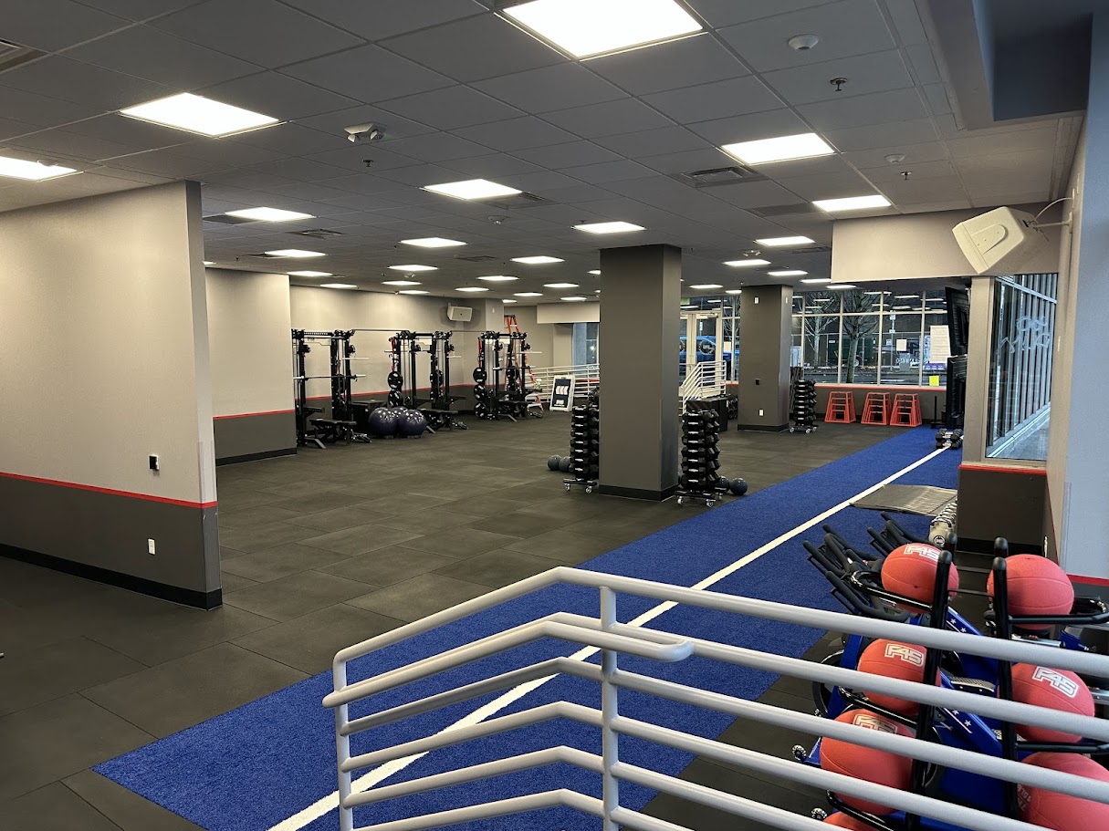 Wide view of the F45 Northgate training floor